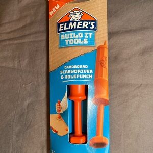 NEW Elmer's Build It Tools Kids Creative STEM Activities Cardboard Screwdriver